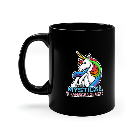 Mystical Transcendence Logo Ceramic Black Mug
